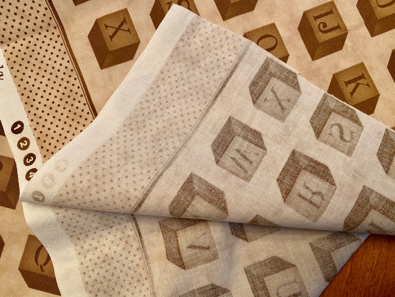 Letter Tile Fabric Word Game Sewing Quilting Material Etsy