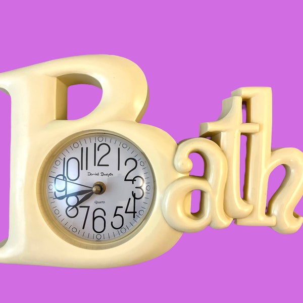 Bathroom Wall Clocks Etsy