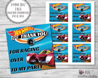 25 Team Hot Wheels Speed shopStickers Party Favor Teacher Supply Motor Racers