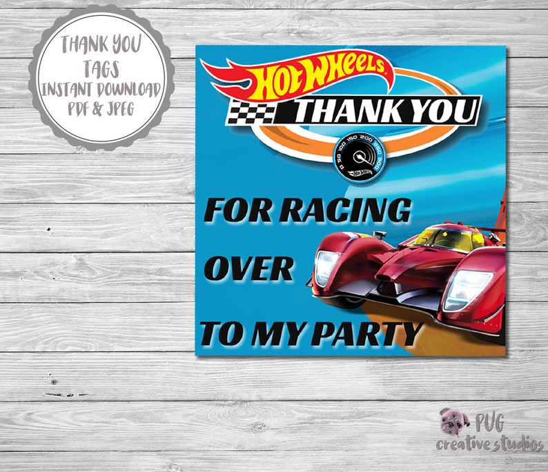 hot-wheels-thank-you-tags-hot-wheels-thank-you-cards-hot-etsy