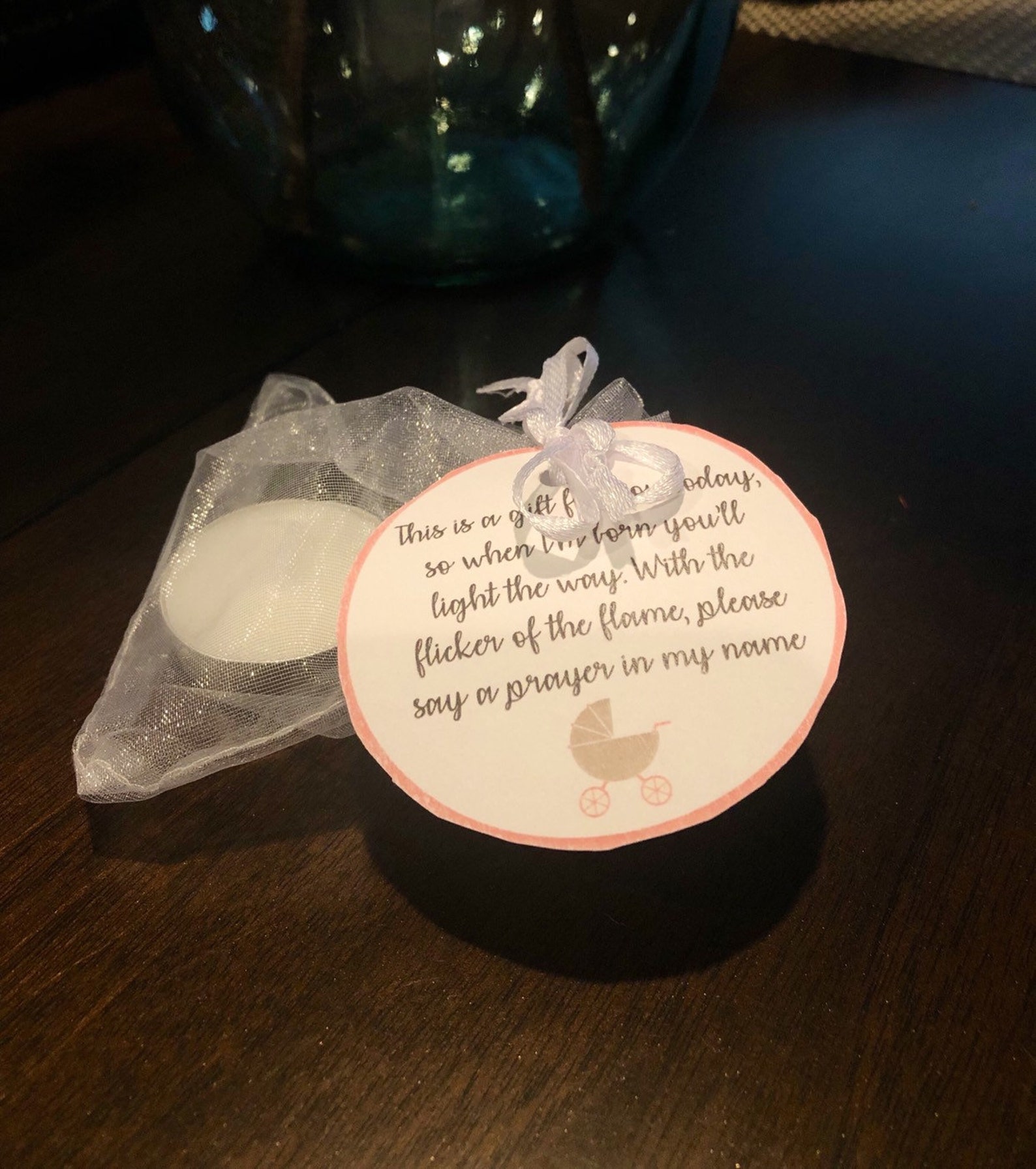 Baby Shower Labels Baby Shower Candle Label Printable Baby Etsy