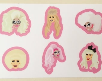 Trixie & Katya Sticker Sheet
