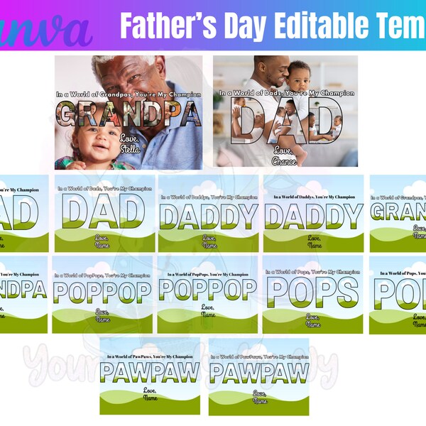Fathers Day Photo Frame - Etsy