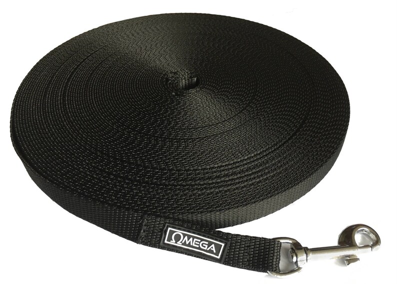 Omega Dog Training Lead Tracking Extra Long Lead 5m 30m Etsy UK