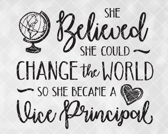 Vice Principal Svg Etsy