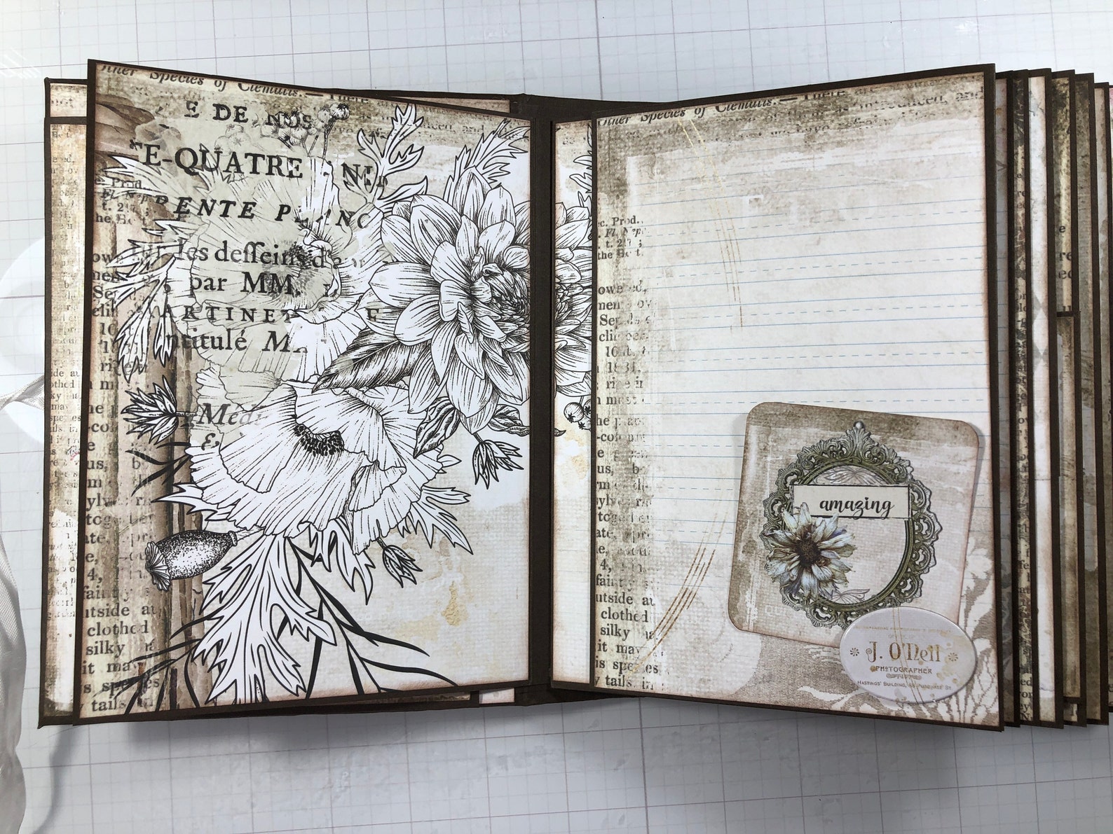 Stamperia Journal mini Album/Journal Etsy