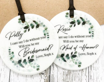 Bridesmaid and Maid pf Honour Proposal, Keepsake gift for Bridesmaids and Maid of Honour, Bestie