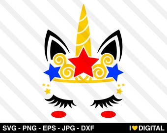 Download Unicorn Face SVG Vector Wonder Woman Superhero Png Eps Jpg | Etsy