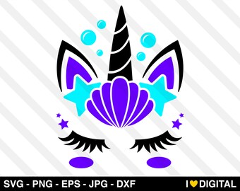 Free Free 327 Mermaid Unicorn Svg SVG PNG EPS DXF File