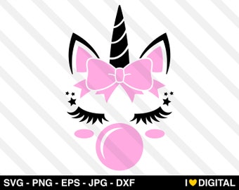 Download Unicorn Face SVG Vector Little Mermaid Ariel Png Eps Jpg Dxf | Etsy