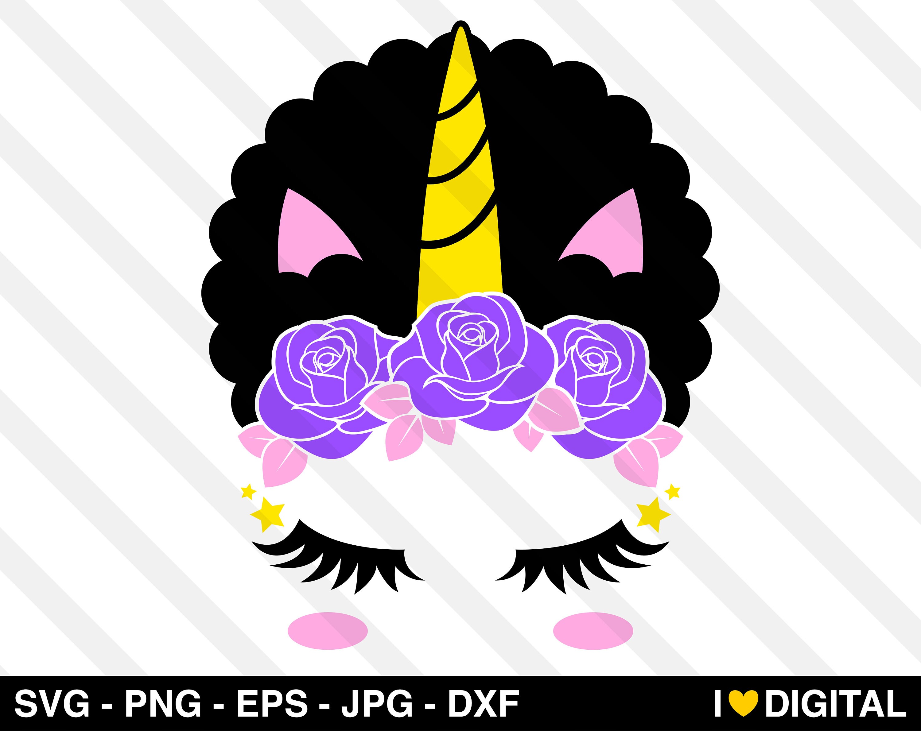 Free Free Unicorn Afro Svg 276 SVG PNG EPS DXF File