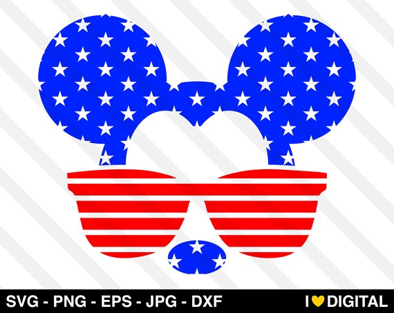 Mickey Mouse Face SVG Vector Disney Minnie Usa America ...