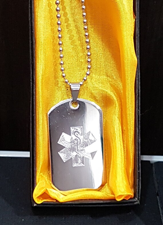 Medical Alert ID Tag