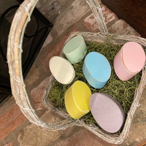 Rustic Wood Easter Eggs