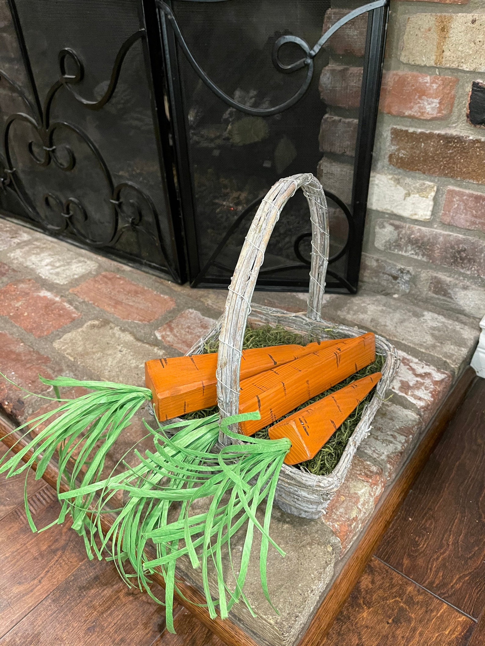 Rustic Wood Carrots Etsy