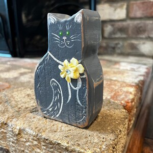 Rustic Upright Cat (1)-extra Small - Etsy