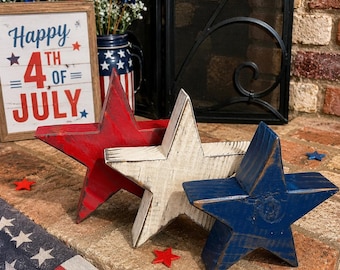 Rustic Wood Star Set