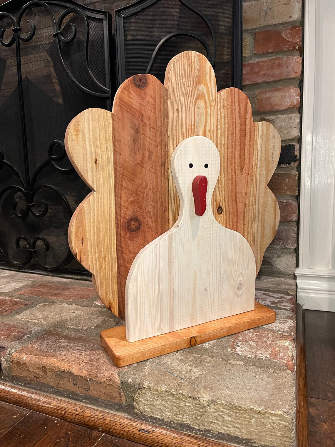 Rustic Wood Turkey - Etsy