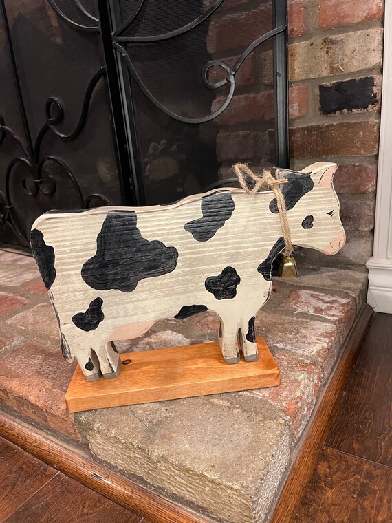 Rustic Farmhouse Cow - Etsy