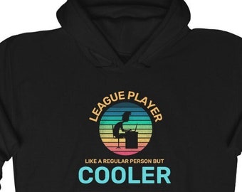 League of Legends Player Hoodie. Funny Lol Clothing. Joke Unisex Jersey. Cozy Gamer Birthday Gift. Arcane Series shirt. Gaming Tech Present