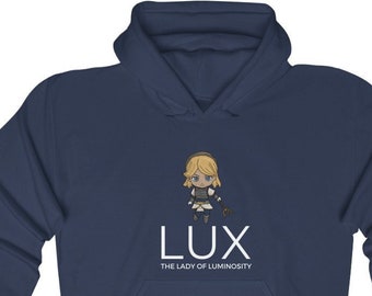 Lux Hoodie, Lol Sweatshirt, League of Legends, Arcane Netflix TV Show, Lady Of Luminosity Sweater, Gamer Unisex Boyfriend Girlfriend gift
