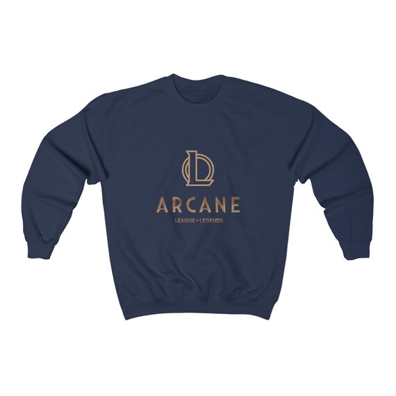 Arcane League of Legends Shirt Gaming Clothing. Netflix Lol Long Sleeve Shirt. League of Legend Shirt. Vi Powder Crewneck Sweatshirt Etsy Ireland
