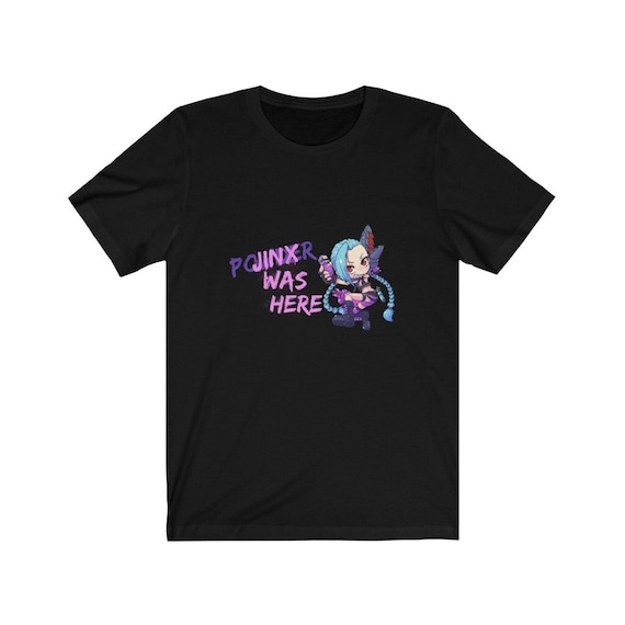 Jinx T-shirt, LOL Shirt, League of Legends Jinx Shirt, Arcane Jinx Shirt,  Game Shirt 