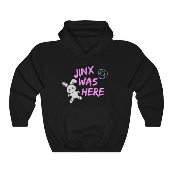 Jinx Was Here Hoodie. Arcane Pullover. League of Legend Sweater