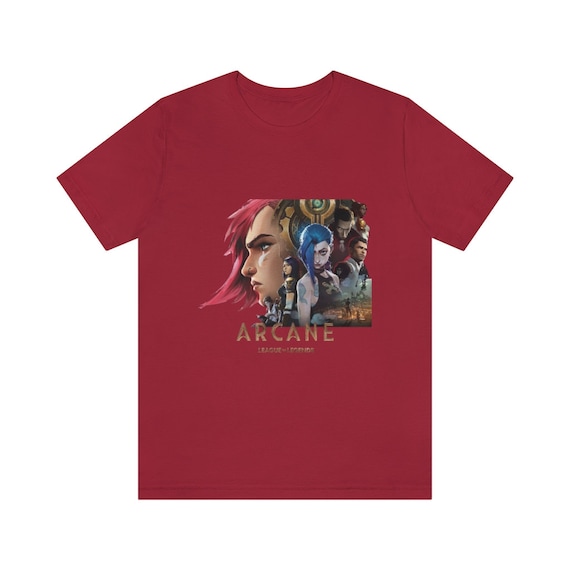 Jinx T-shirt, LOL Shirt, League of Legends Jinx Shirt, Arcane Jinx Shirt,  Game Shirt 