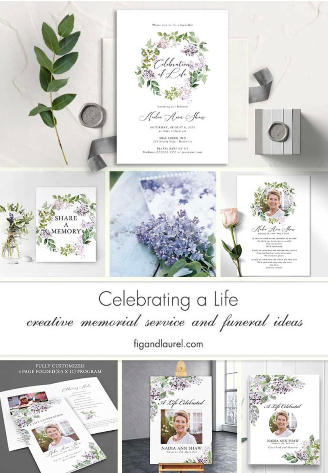 Funeral Guest Book A Life Remembered Memorial Service Guest Etsy