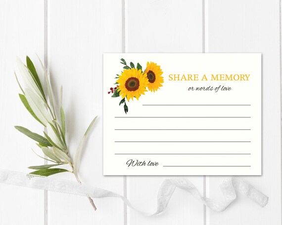 Share A Memory Card Printable Template Memory Cards Share a | Etsy
