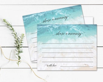 Share A Memory Printable, Instant Download, Share a Memory Card, Share a Memory or Words of Love Card Funeral, Share a Memory Digital File
