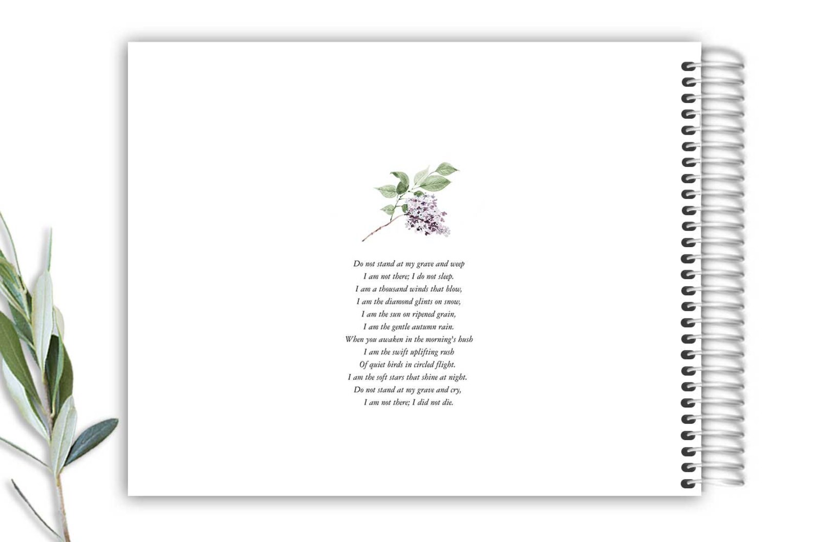 Funeral Guest Book A Life Remembered Memorial Service Guest Etsy