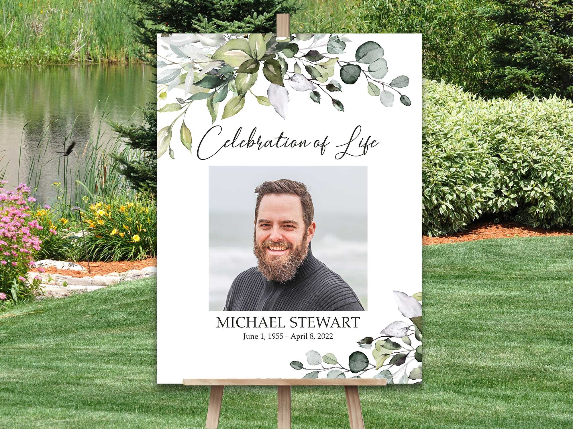 Celebration Of Life Poster Template Free
