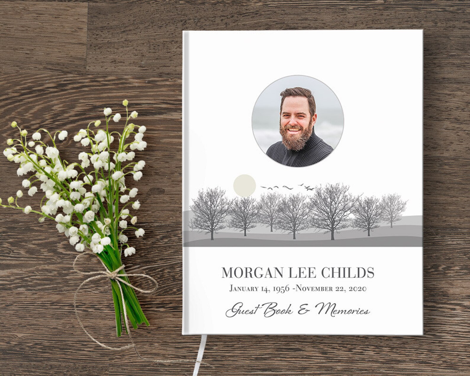 Funeral Guest Book A Life Remembered Funeral Guest Books Etsy