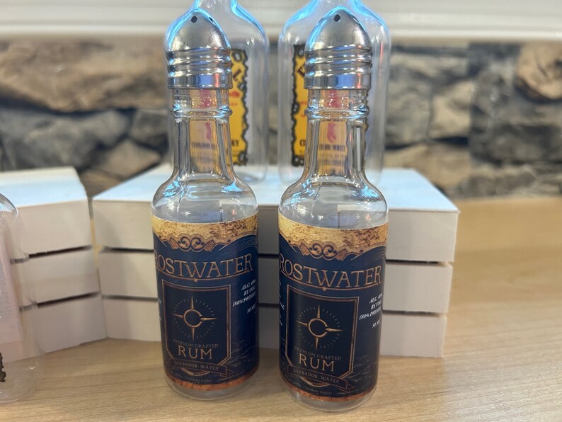 Salt & Pepper Shaker Mini Liquor Bottles Etsy