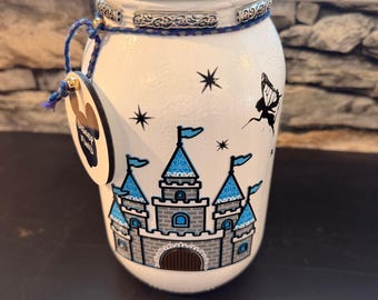 Alcancía de Disney Mason Jar