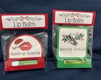 Bálsamo labial para rellenar la bota navideña