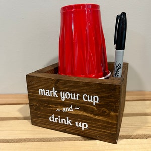 Mark Your Cup Holder