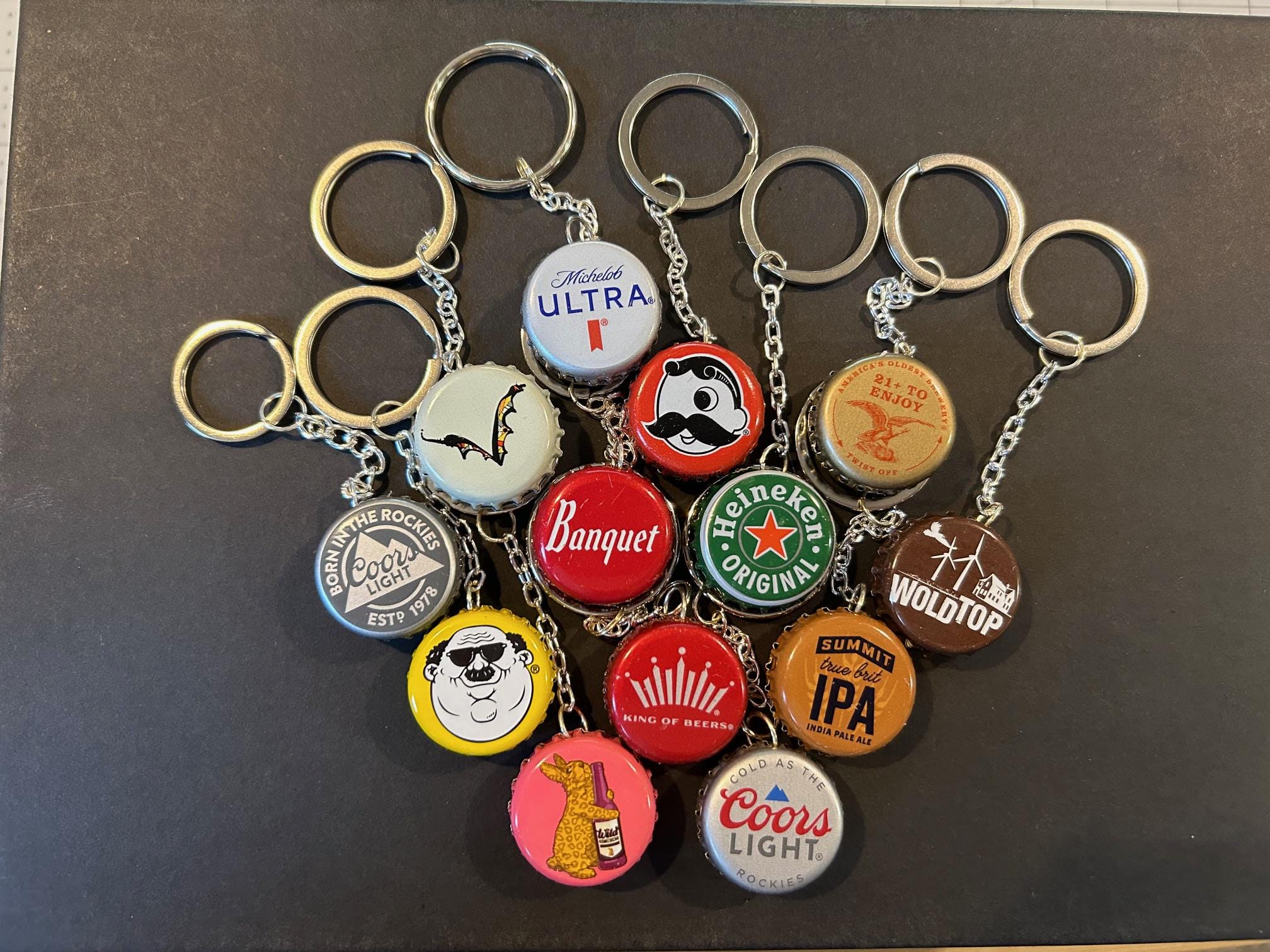 Indian Chief Car Keyring Chain Beer Cap Soda Pop Bottle Top Opener Keychain Ring Indian Chief Car Keyring Chain Beer Cap Soda Pop Bottle Top Opener Keychain Ring