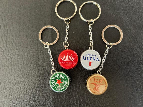 Indian Chief Car Keyring Chain Beer Cap Soda Pop Bottle Top Opener Keychain Ring Indian Chief Car Keyring Chain Beer Cap Soda Pop Bottle Top Opener Keychain Ring