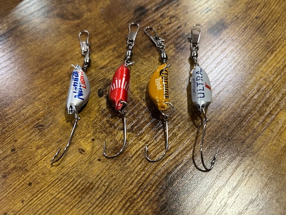 Bottle Cap Fishing Lures With Bbs for Weights / Stocking Stuffer 