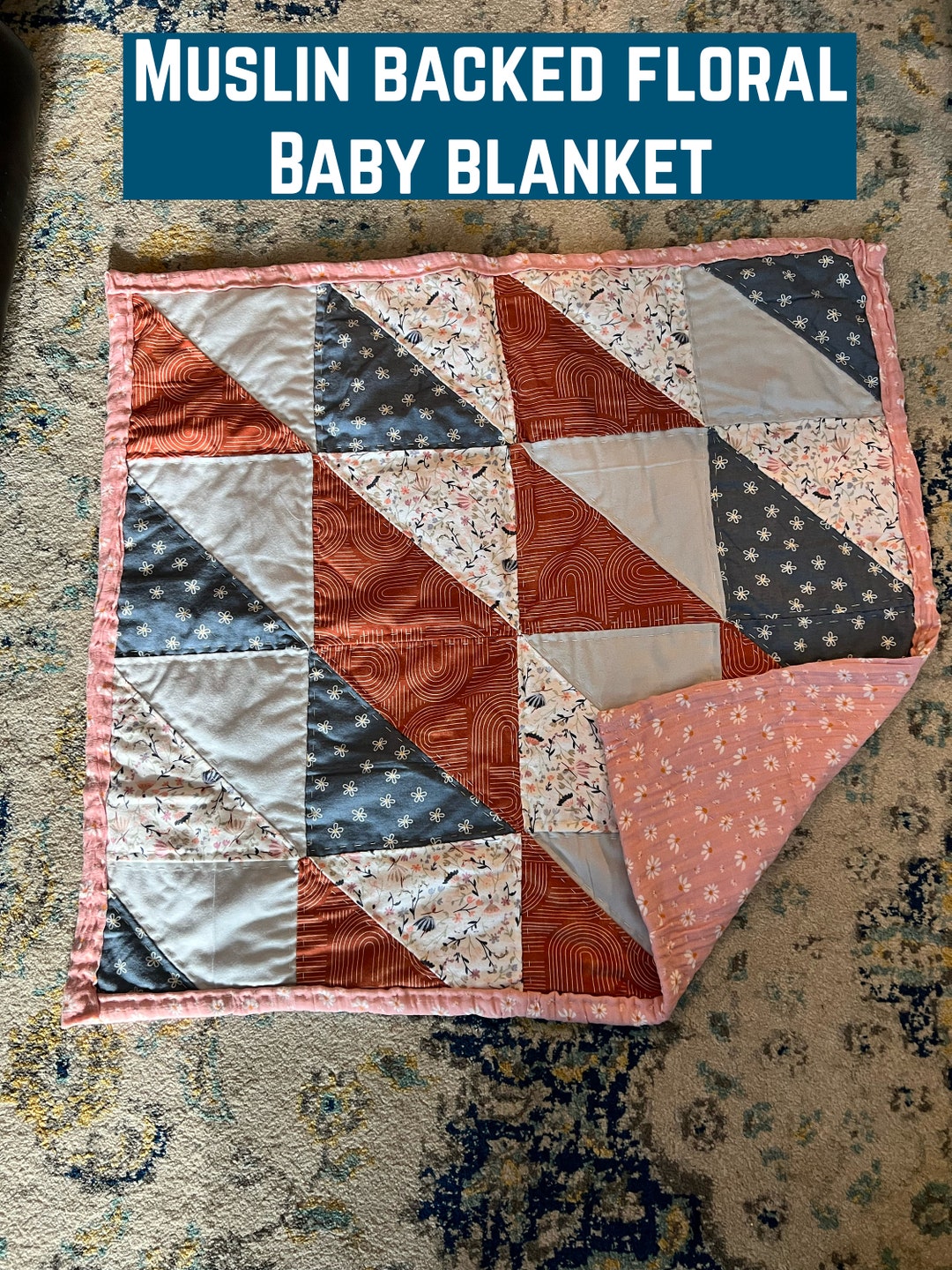Hand Quilted Baby Blankets - Etsy