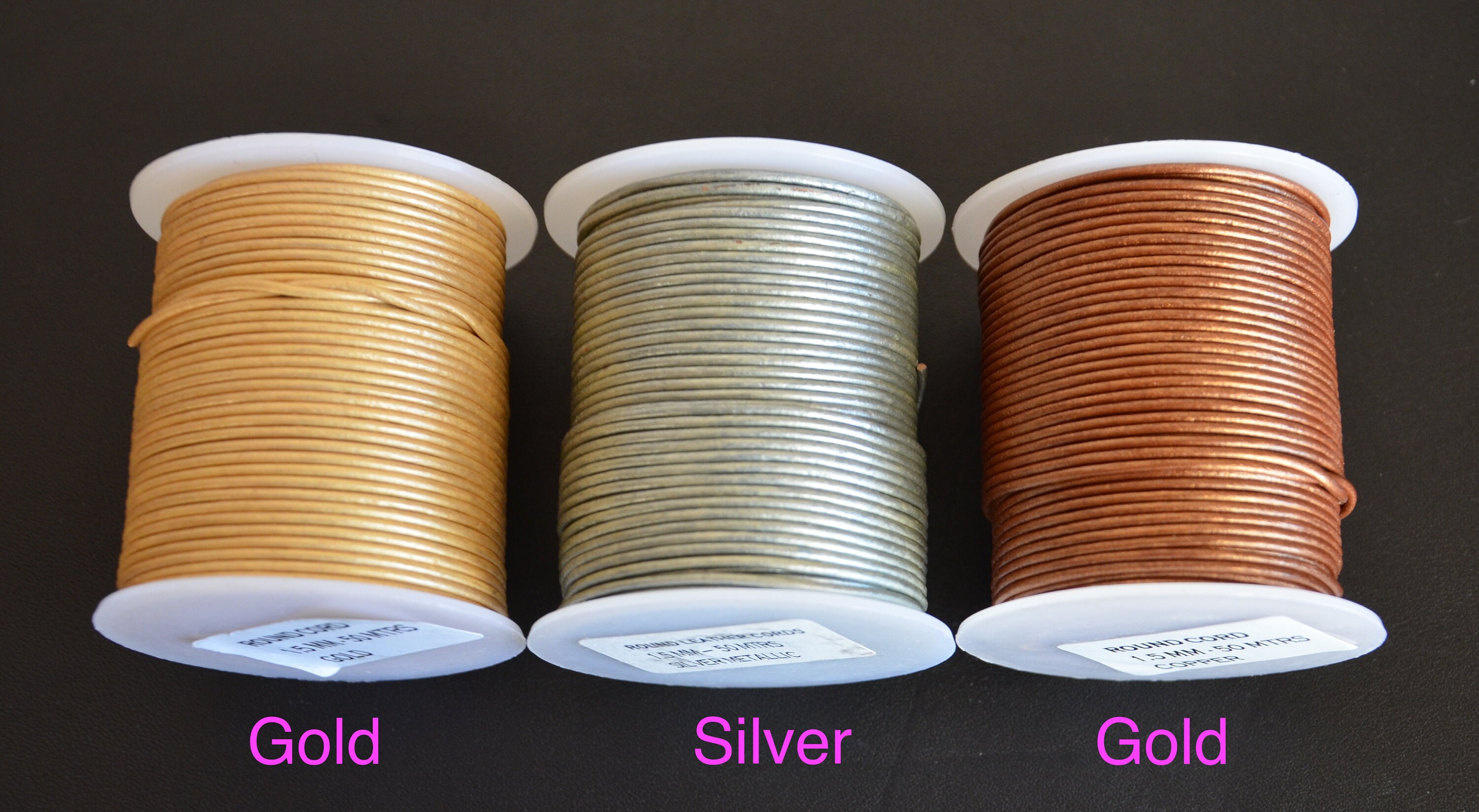 Round Leather Cord, Jewelry Supply