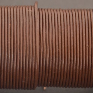 5 mts of 1.5mm  brown leather cord-high quality leather cord-leather thread-jewelry making leather cord-round leather cord