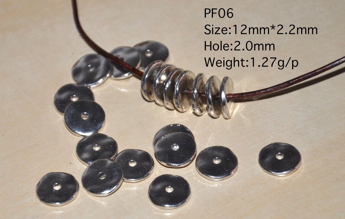 A set of 30g flat round shape beadssmall hole beadsflat Etsy