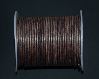 1.5mm round dye grey leather cord-high quality leather cord-leather thread-jewellry making leather cord