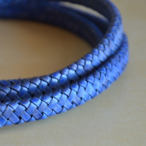 Braided Leather Cord Etsy