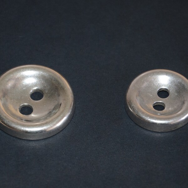 Spain made Zamak button-DIY jewellery material-big button passing-silvering button-two holes button