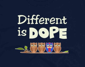 Different is Dope. Short-Sleeve Unisex T-Shirt